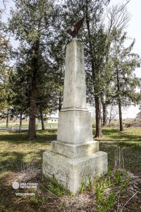 The Town of Rhine Civil War monument as seen, Tuesday, May 10, 2022, near Elkhart Lake, Wis. 
- Photo credit to USA TODAY NETWORK _ Wisconsin
